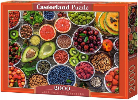 Puzzle 2000 Table Full of Superfood CASTOR