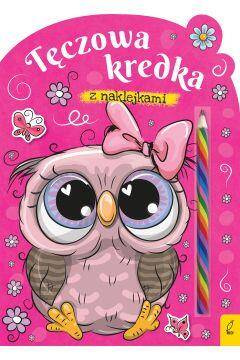 Tęczowa kredka. Sowa
