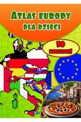 Atlas Europy dla dzieci z naklejkami