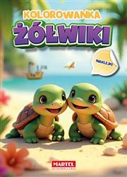 Kolorowanka z naklejkami Przyjaciele. Żółwiki