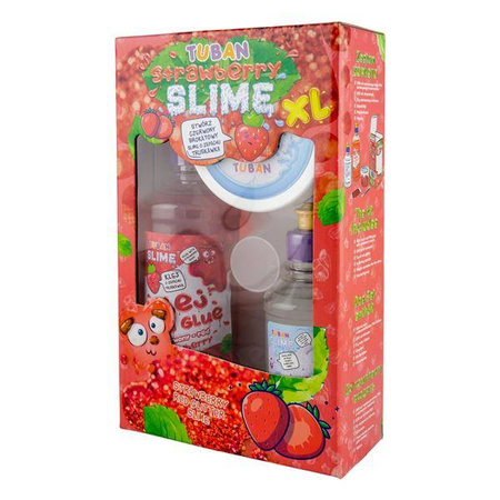 Slime Zestaw DIY Truskawka XL
