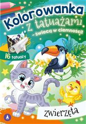 Kolorowanka z tatuażami. Zwierzęta