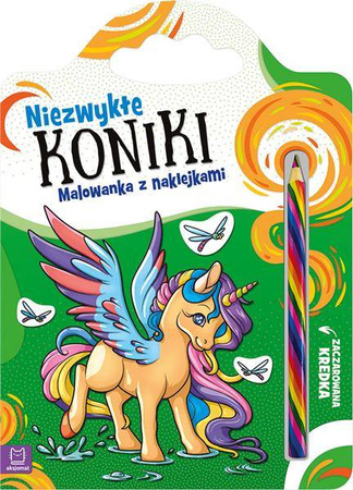 Niezwykłe koniki Malowanka z naklejkami