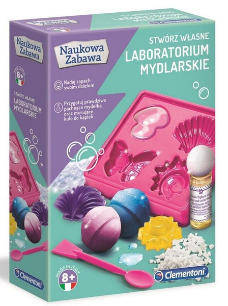Stwórz własne Laboratorium mydlarskie CLEMENTONI