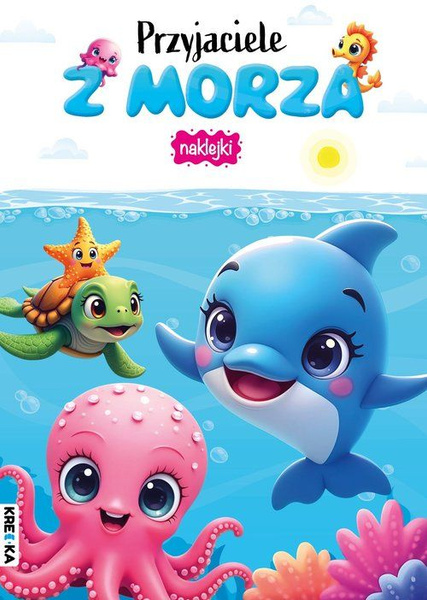Kolorowanka z naklejkami. Przyjaciele z morza