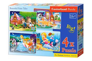 Puzzle 4w1 Beautiful Fairy Tales / Piękne bajki