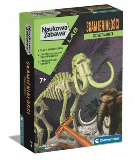 Naukowa zabawa. Skamieniałości. Mamut fluoresc  50859