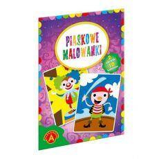 Piaskowe malowanki - Klaun, pirat