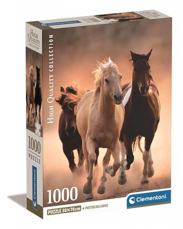 Puzzle 1000 Running horses / Wyścigi konne HQC