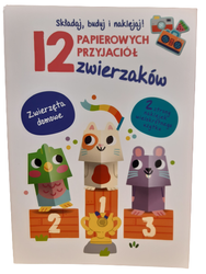 12 papierowych zwierzątek - zwierzęta domowe