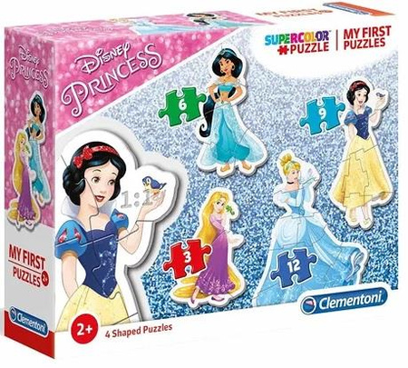 Moje pierwsze puzzle 3/6/9/12 Księżniczki 20813