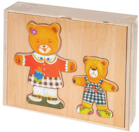 Układanka Drewniana 2 Misie