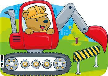 Wykrojnik koparka czerwona