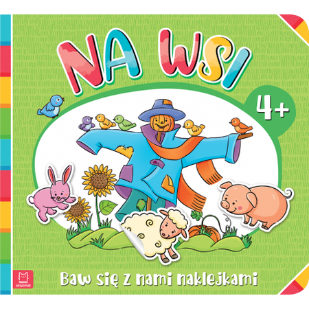 Baw się z nami naklejkami. Na wsi 4+.