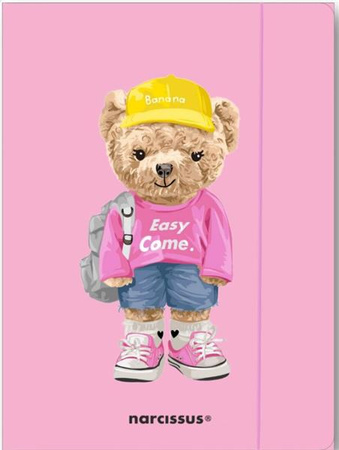 Teczka A4+ z gumką Teddies&Miś Urszula