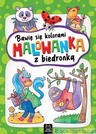 Bawię się kolorami. Malowanka z biedronką
