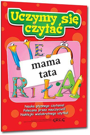 Uczymy się czytać z naklejkami