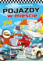Pojazdy w mieście plus naklejki