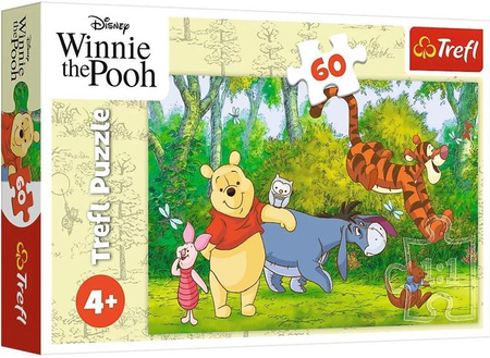 Trefl Puzzle 60 el Smaczny miodek Winnie the Pooh