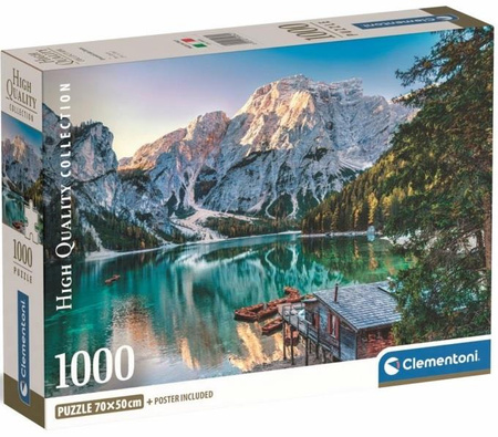 Puzzle 1000 Emerald Lake Braies HQC compact