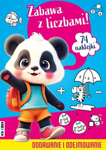 Zabawa z liczbami z naklejkami