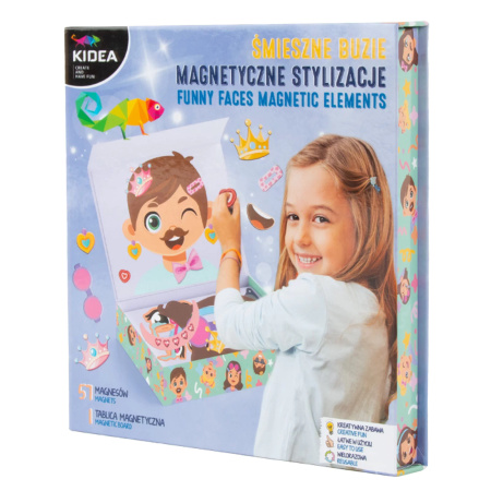 Śmieszne buzie magnetyczne stylizacje Kidea