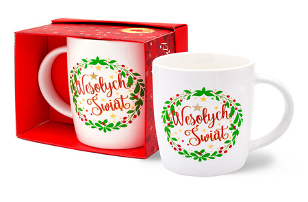 Kubek świąteczny "Wesołych świąt" TOP-029