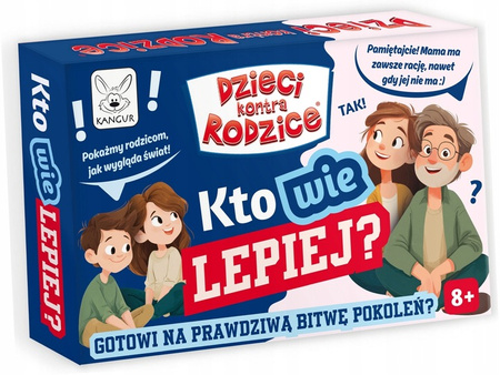 Gra Dzieci kontra Rodzice Kto wie lepiej?
