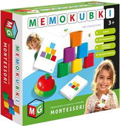 Montessori gra i  zabawka edukacyjna memokubki
