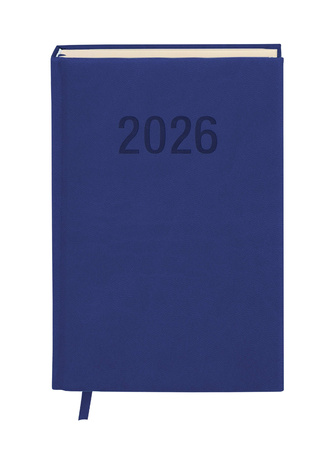 Kalendarz książkowy A5 2026 Colorfix dzienny granatowy