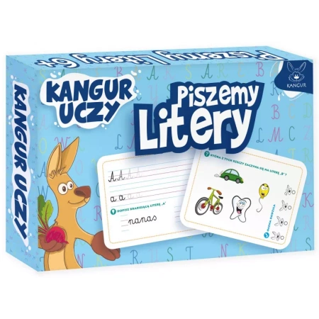Gra Kangur uczy. Piszemy litery