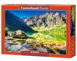 Puzzle 1500 Sunrise at Morskie Oko / Wschód słońca nad Morskim Okiem Tatry