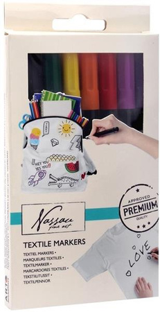 Markery do tkanin 8 szt