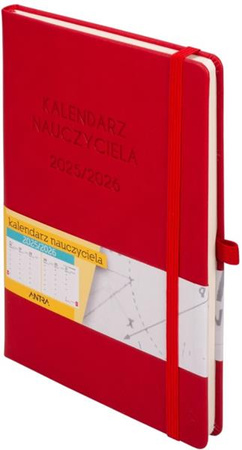 Kalendarz Nauczyciela 2025/2026 A5 TDW czerwony