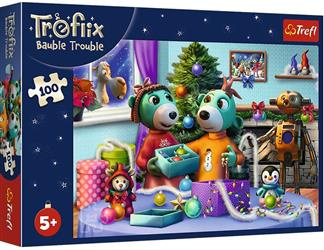 Puzzle Trefliki Ratują Święta 100 el. Święta Rodziny Treflików