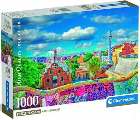 Puzzle 1000 Compact Park Guell Barcelona