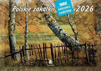 Kalendarz ścienny rodzinny 2026 Polskie zakątki WL06