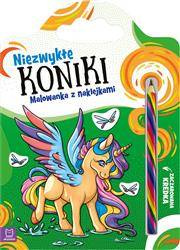 Niezwykłe koniki Malowanka z naklejkami