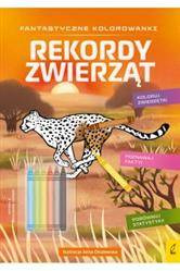 Fantastyczne kol. z kredkami. Rekordy zwierząt
