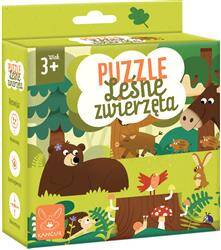 Puzzle Leśne Zwierzęta 3+