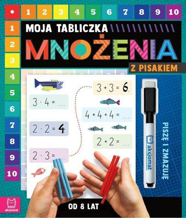 Moja tabliczka mnożenia z pisakiem 8+