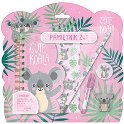 Pamiętnik z kłódką 2w1 + przybory Koala 10