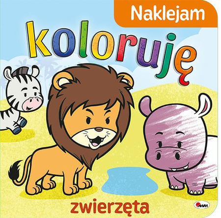 Naklejam koloruję. Zwierzęta