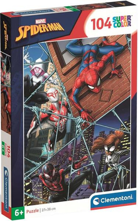 Puzzle 104 Spider-man SuperKolor