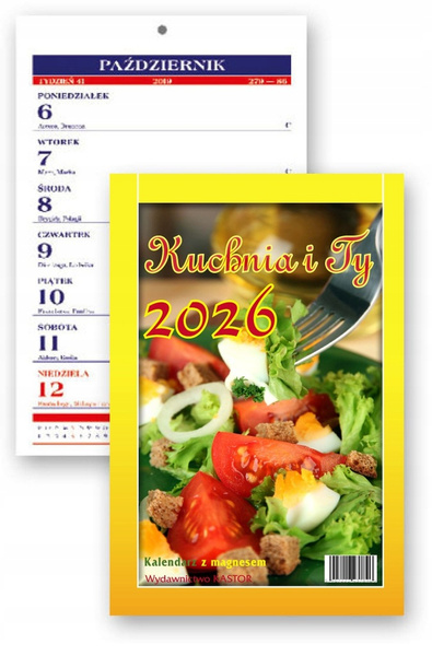 Kalendarz 2026 Kuchnia i ty z magnesem