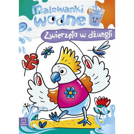 Zwierzęta w dżungli. Malowanka wodna