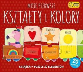 Puzzle 20 i książka. Moje pierwsze kształty i..