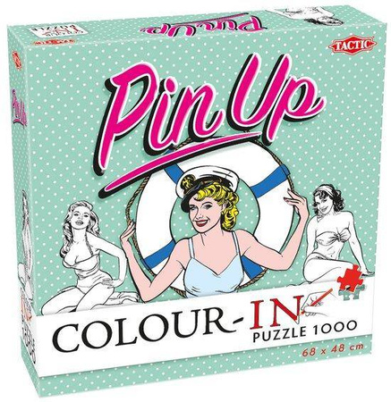 Tactic, puzzle Pin-Up Color-In 