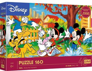 Puzzle 160 Mickey i Zabawa w kałużach
