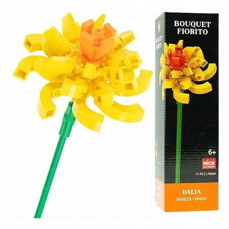 NICE KWIATY Z KLOCKOW 71 el. DALIA